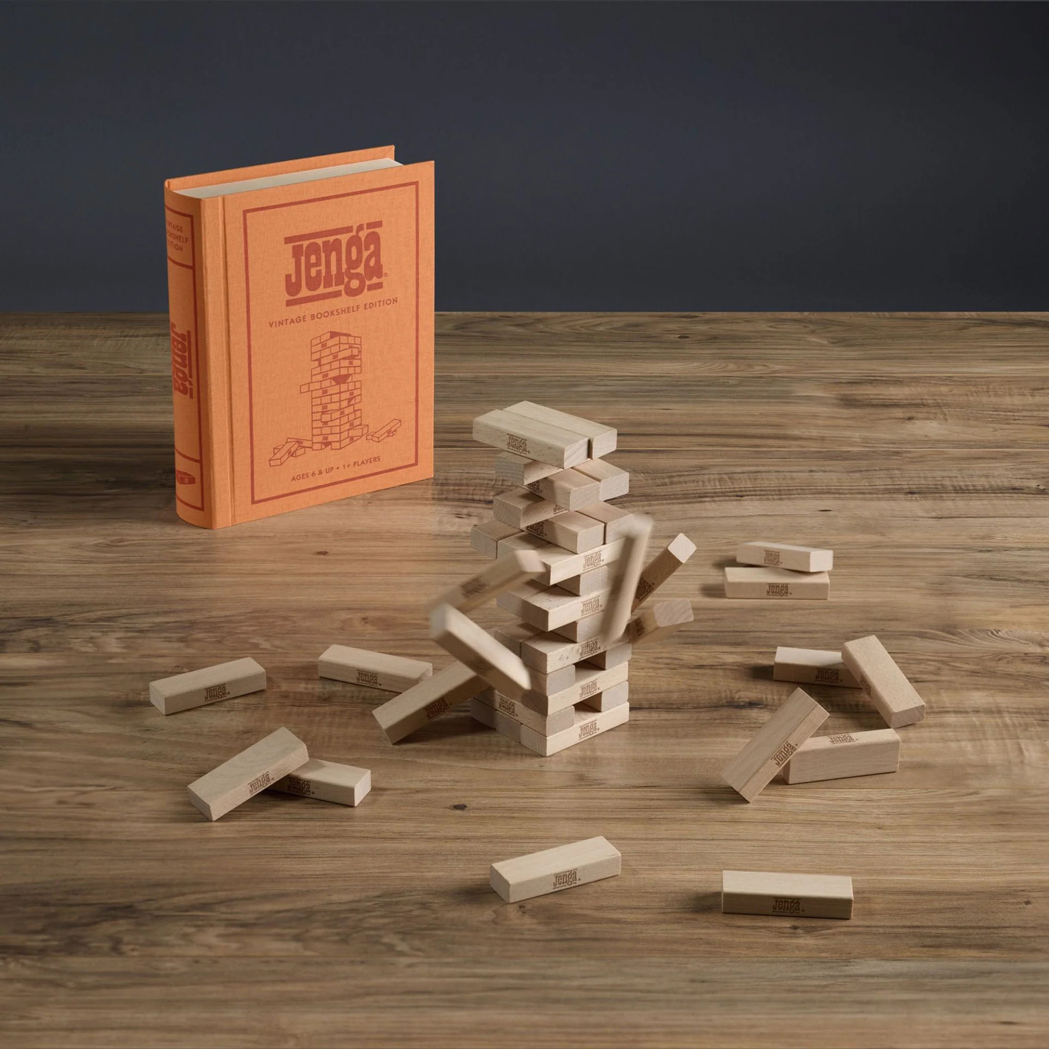 Vintage Bookshelf Edition Jenga | The Addison West