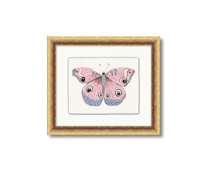 Jordan Connelly Soft Butterfly Framed Wall Art | Pottery Barn Kids