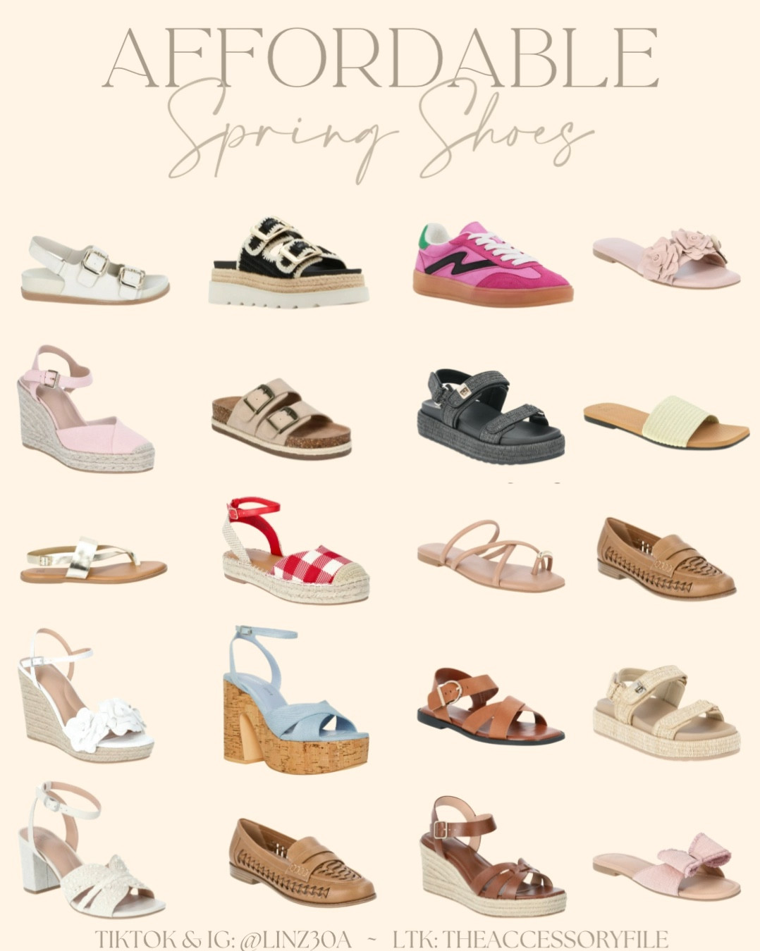 New shoes and sandals for spring & summer

Espadrilles, slip ons, slides, wedges, loafers, fashion sneakers 

#LTKFindsUnder50 #LTKSeasonal #LTKShoeCrush