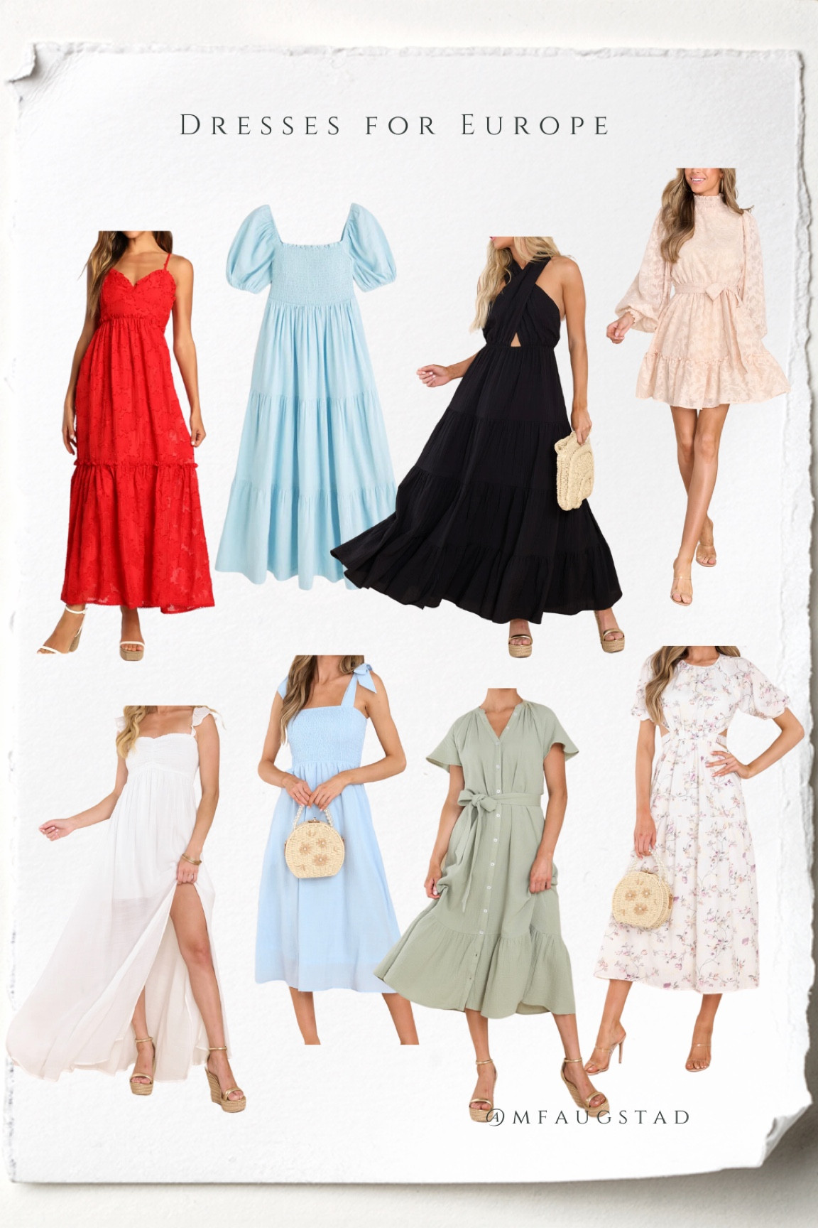 Planning another trip to Europe got me planning my Europe wardrobe 🙌🏼!  If you are headed to Europe this spring or somewhere these are some of my favorites 🤍! 

Europe dresses, what to wear in Europe, spring dress, travel dress, summer dress, dresses for Europe, summer in Europe, spring in Europe, Greece outfit, Paris outfit, Paris dress, Greece dress, black dress, red dress, floral dress, pastel dress, smocked dress, burnout floral dress, 3D floral dress, gauze dresses, casual dress

#LTKtravel #LTKFind #LTKwedding