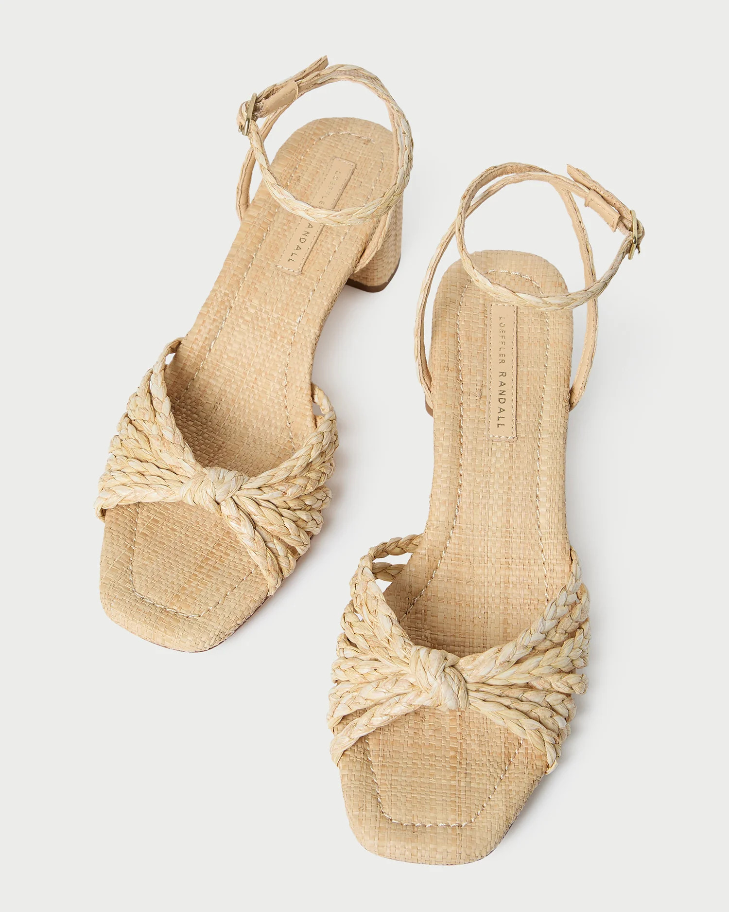 Riya Natural Knot Mid-Heel Sandal | Loeffler Randall
