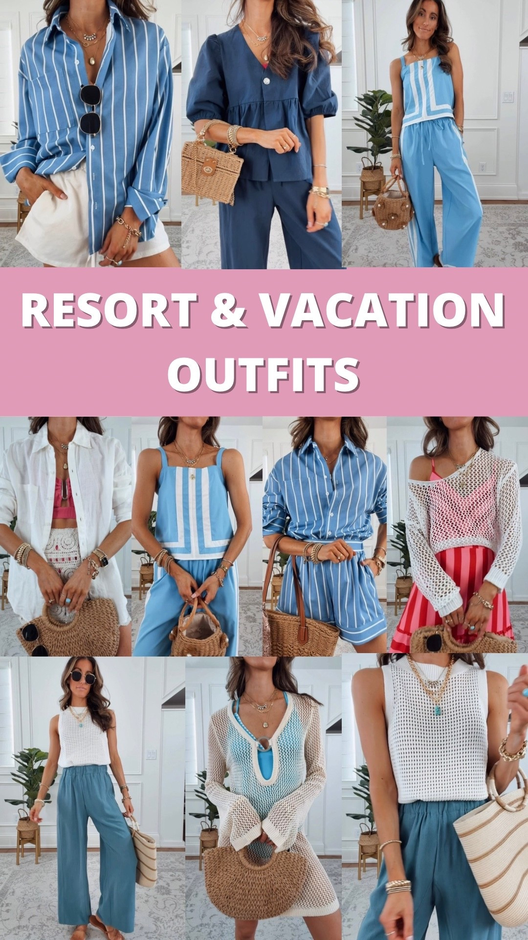 Wearing a xsmall/small in all resortwear and vacation outfits 