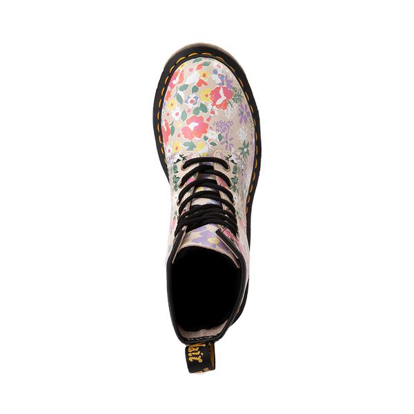 Womens Dr. Martens 1460 8-Eye Boot - Parchment / Floral Mashup | Journeys