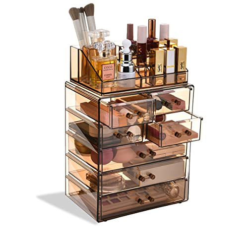 COMVTUPY Makeup Organizer Fashion Design Gifts for Your Loved One or Yourself. Clear Acrylic Cosmeti | Amazon (US)