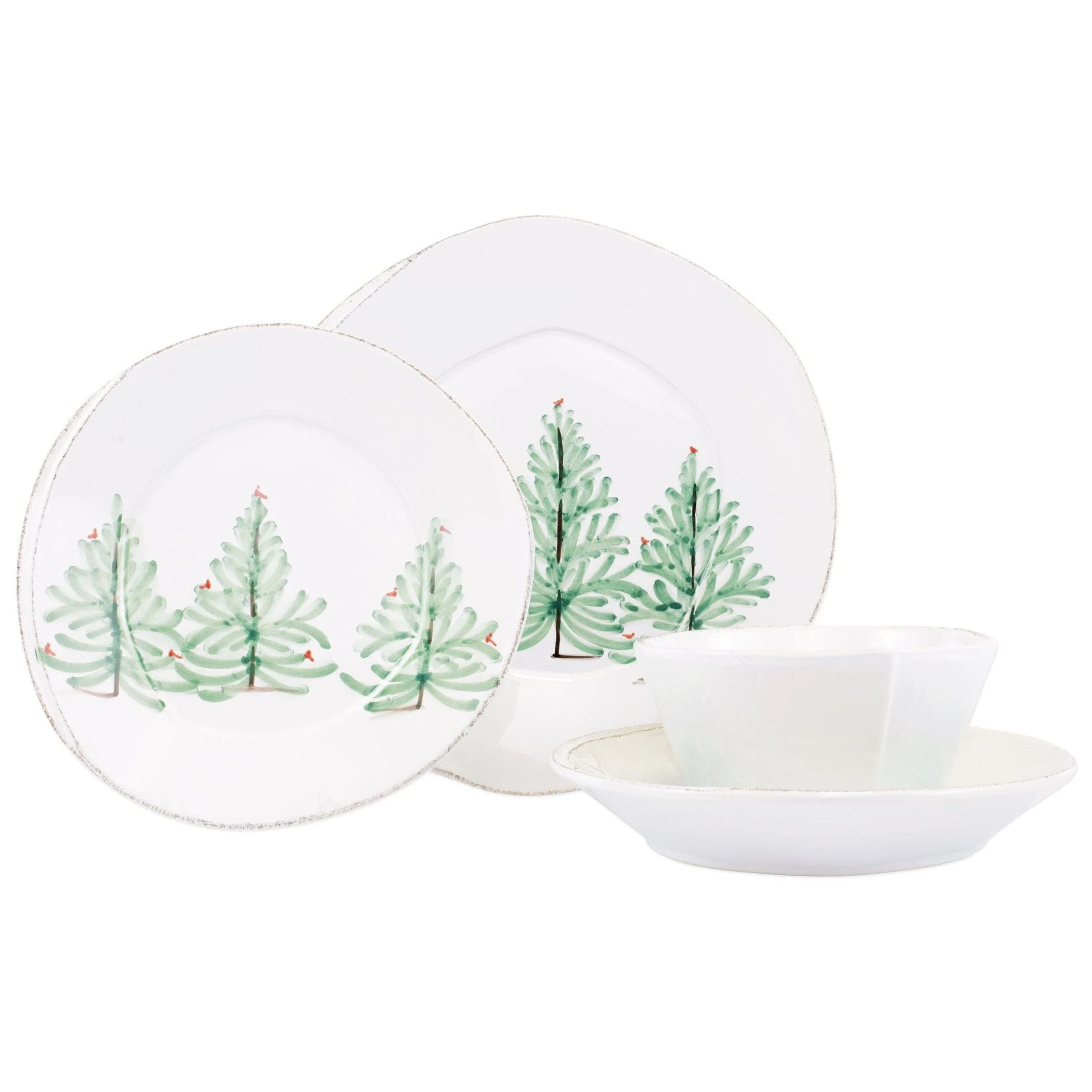 Lastra Holiday Four-Piece Place Setting | VIETRI