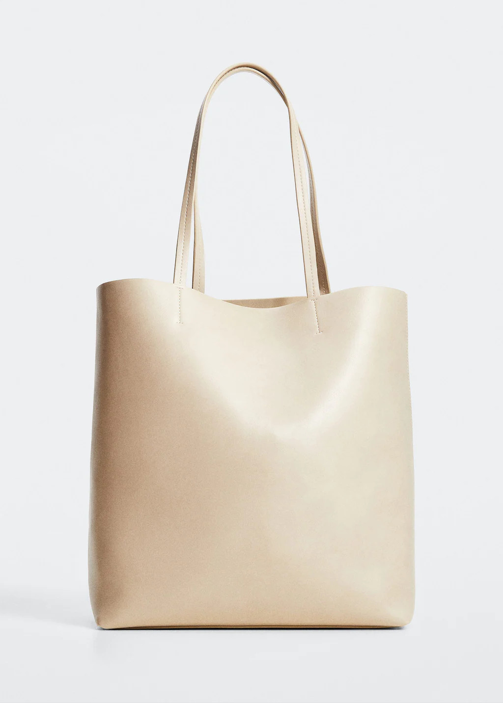 Shopper bag with double handle | MANGO (US)