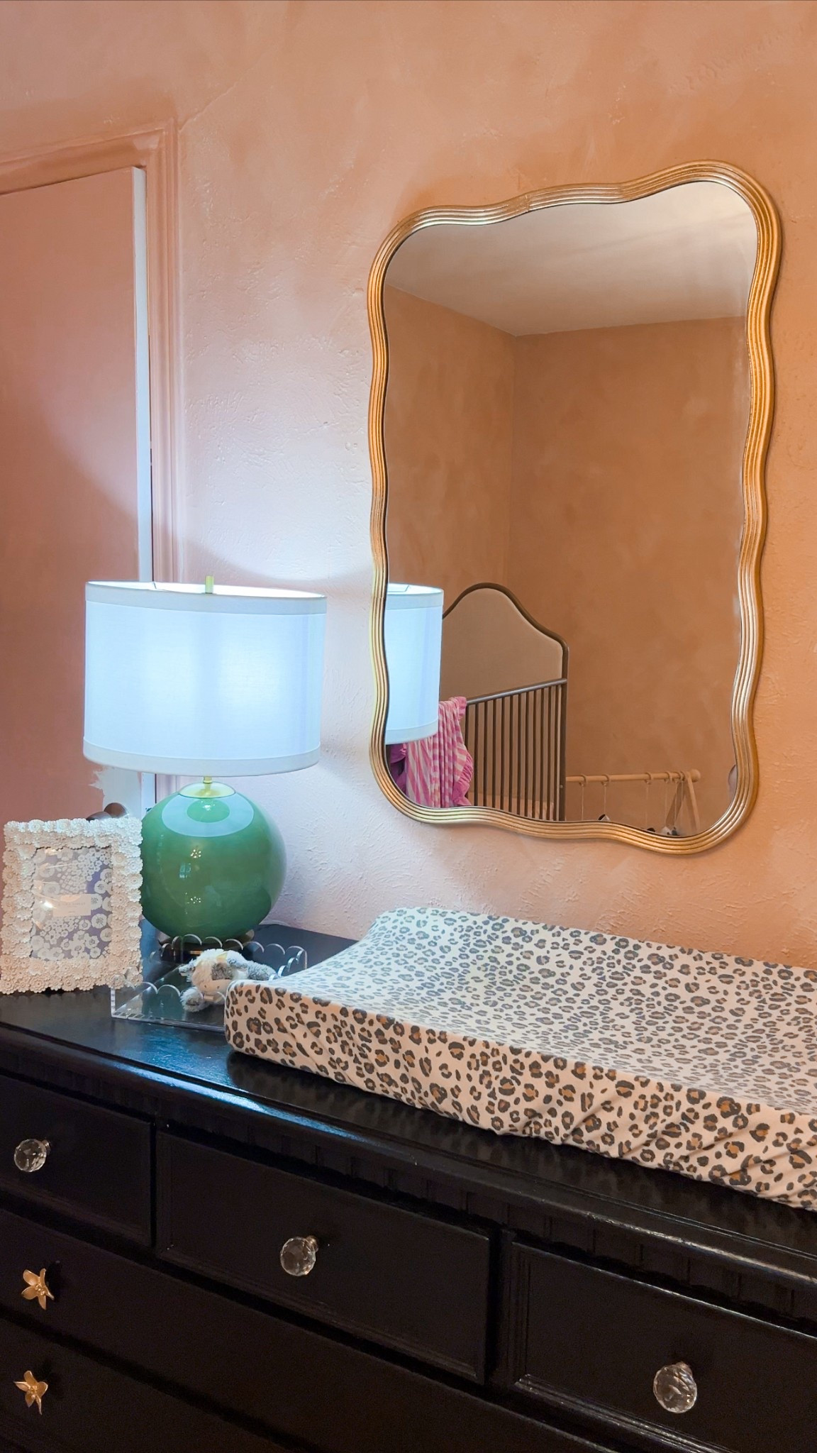 Nursery baby girl bedroom mirror newborn registry new mom

#LTKHome #LTKBaby #LTKStyleTip