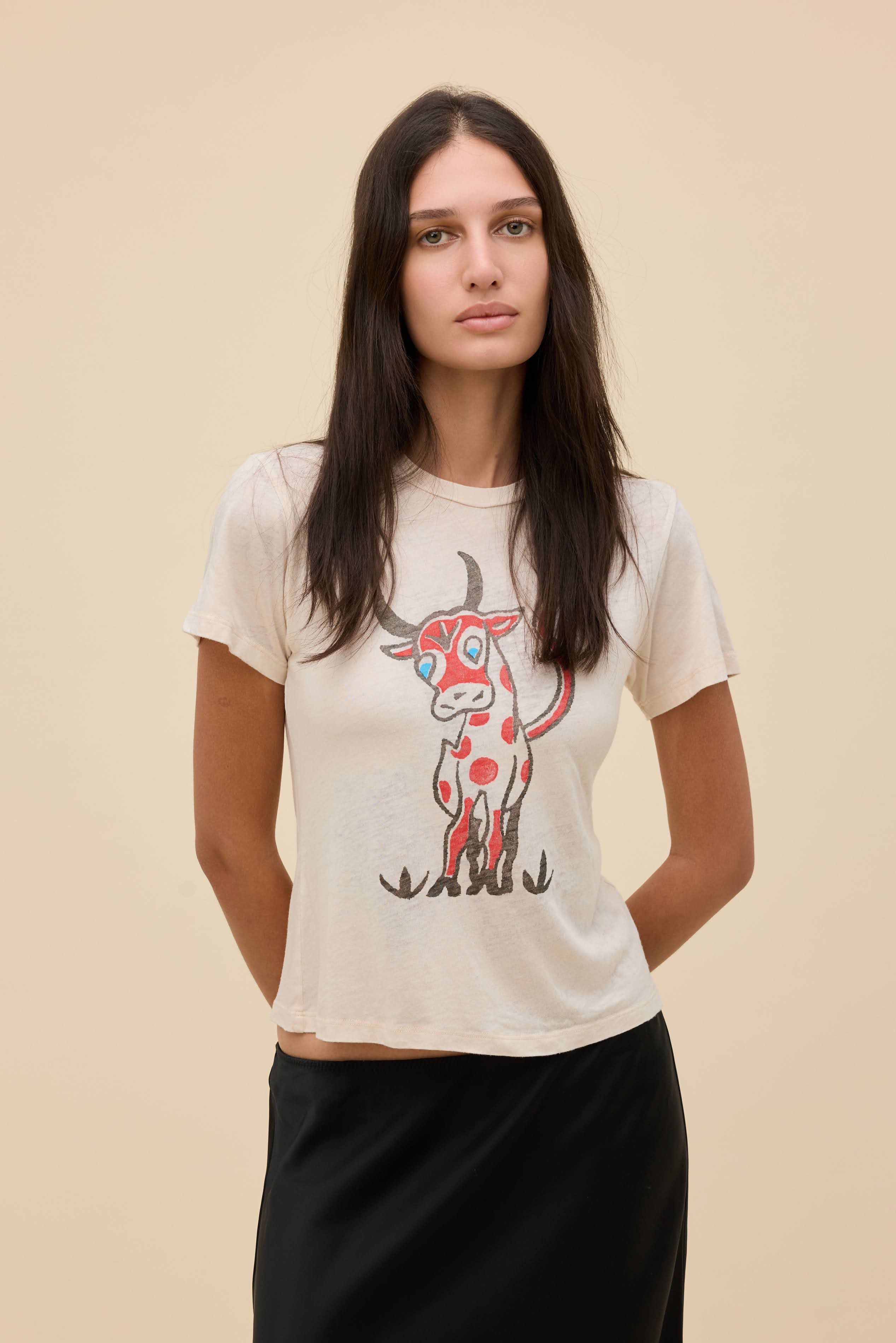 Bull Butterfly Burnout Vintage Tee | Daydreamer