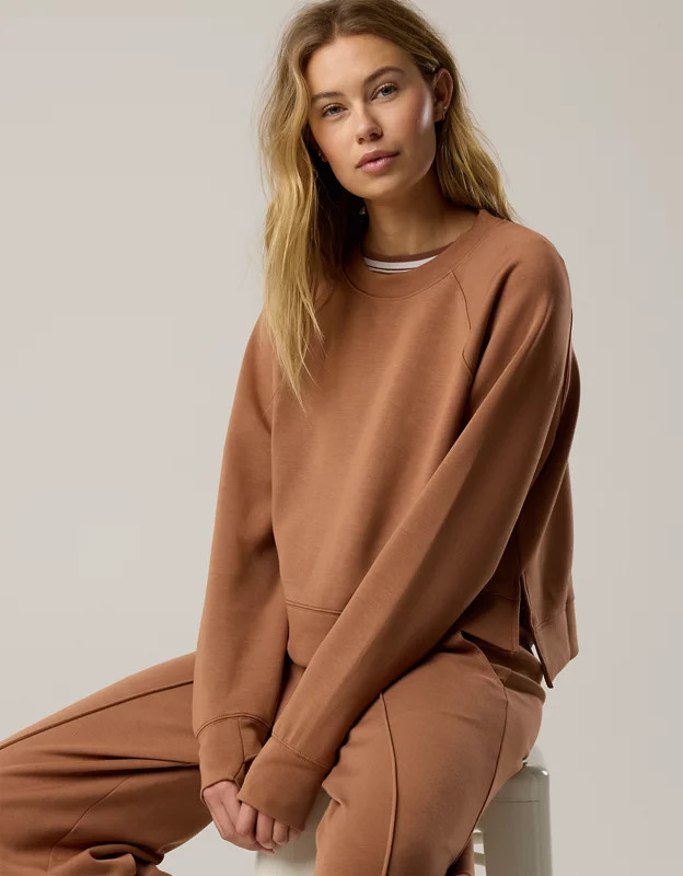 OFFLINE By Aerie ChillUp Crewneck Sweatshirt | Aerie