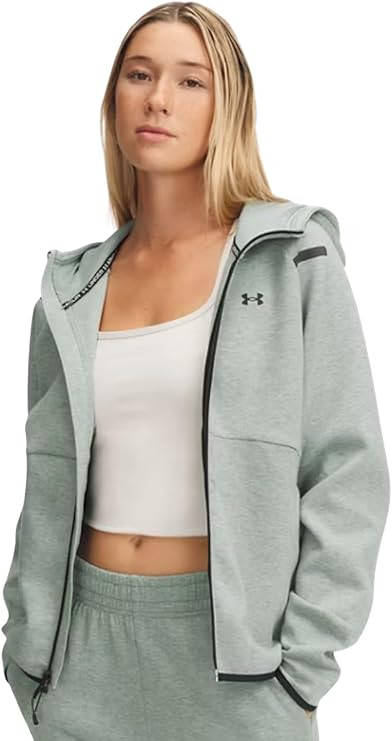 Under Armour Women Unstoppable Fleece Full-Zip Jacket - Superior Comfort and Mobility | Amazon (US)