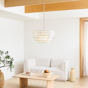 Capiz Tiered Chandelier (24") | West Elm (US)