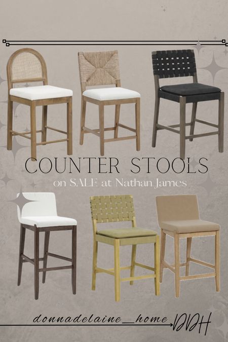 Counter stools from Nathan James: quality and affordability. And even more savings with a Memorial Day site wide sale! 
Kitchen stools, modern farmhouse 

#LTKSaleAlert #LTKHome