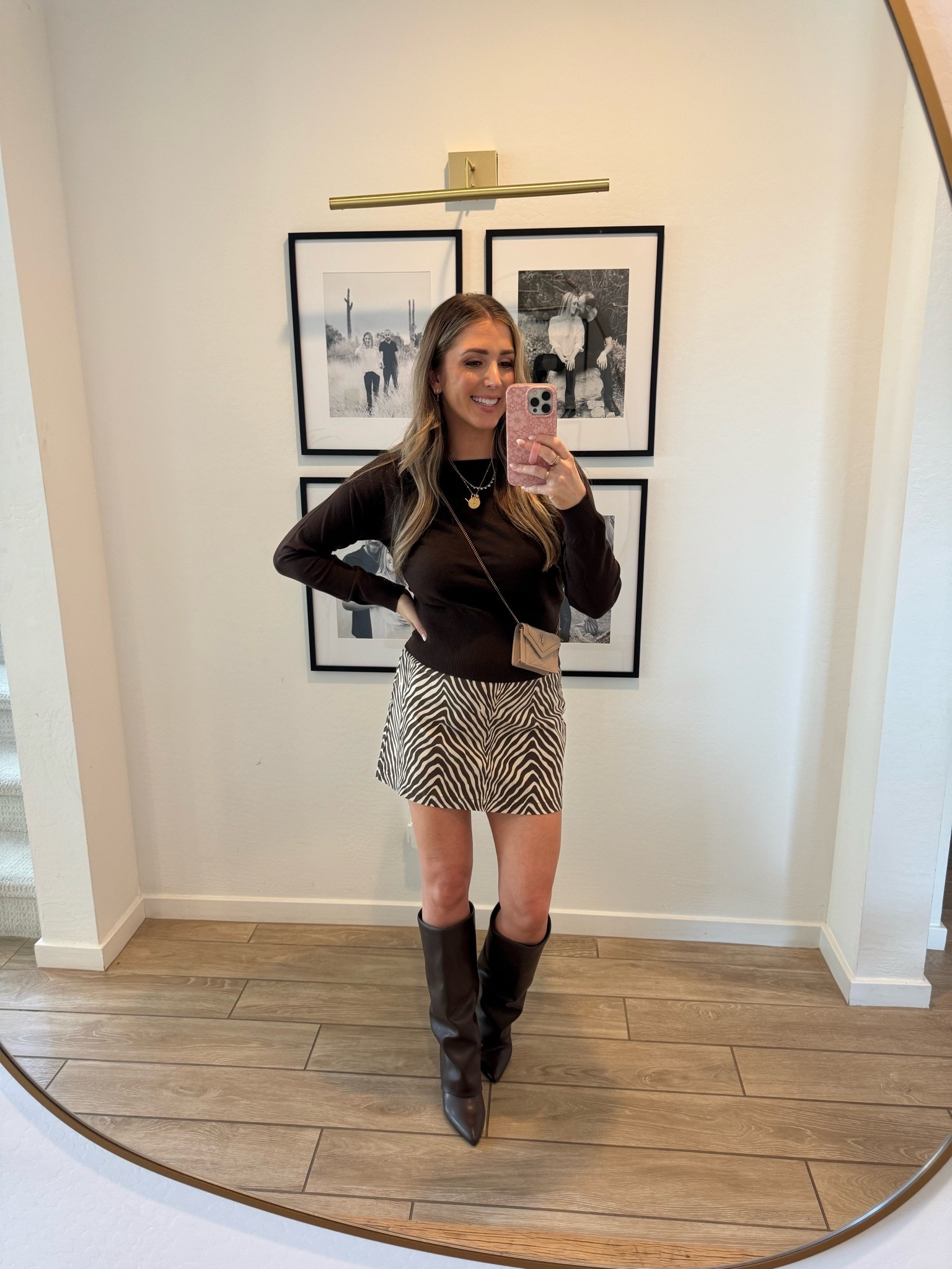 This mini skort is perfect for pre-fall! Available in other colors/patterns.

Target 
Fall outfit 
Women’s boots

#LTKSeasonal