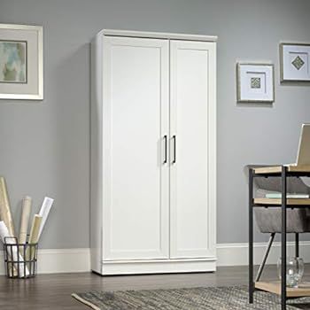Sauder HomePlus Collection Storage Cabinet, Soft White finish | Amazon (US)