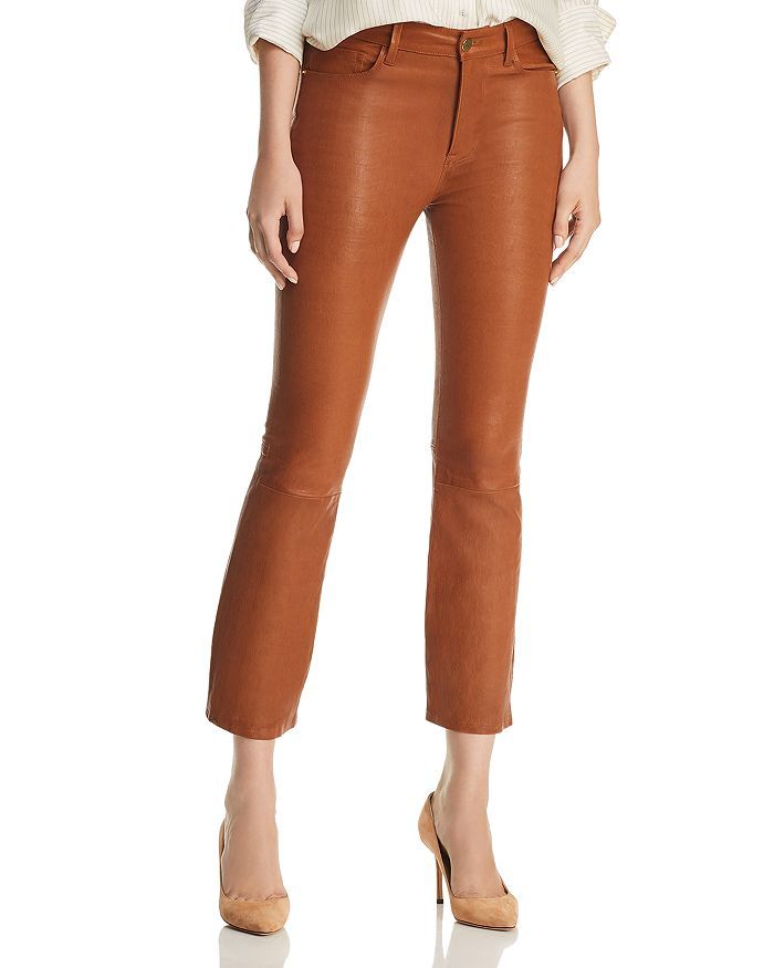 Le Crop Mini Boot Leather Jeans | Bloomingdale's (US)