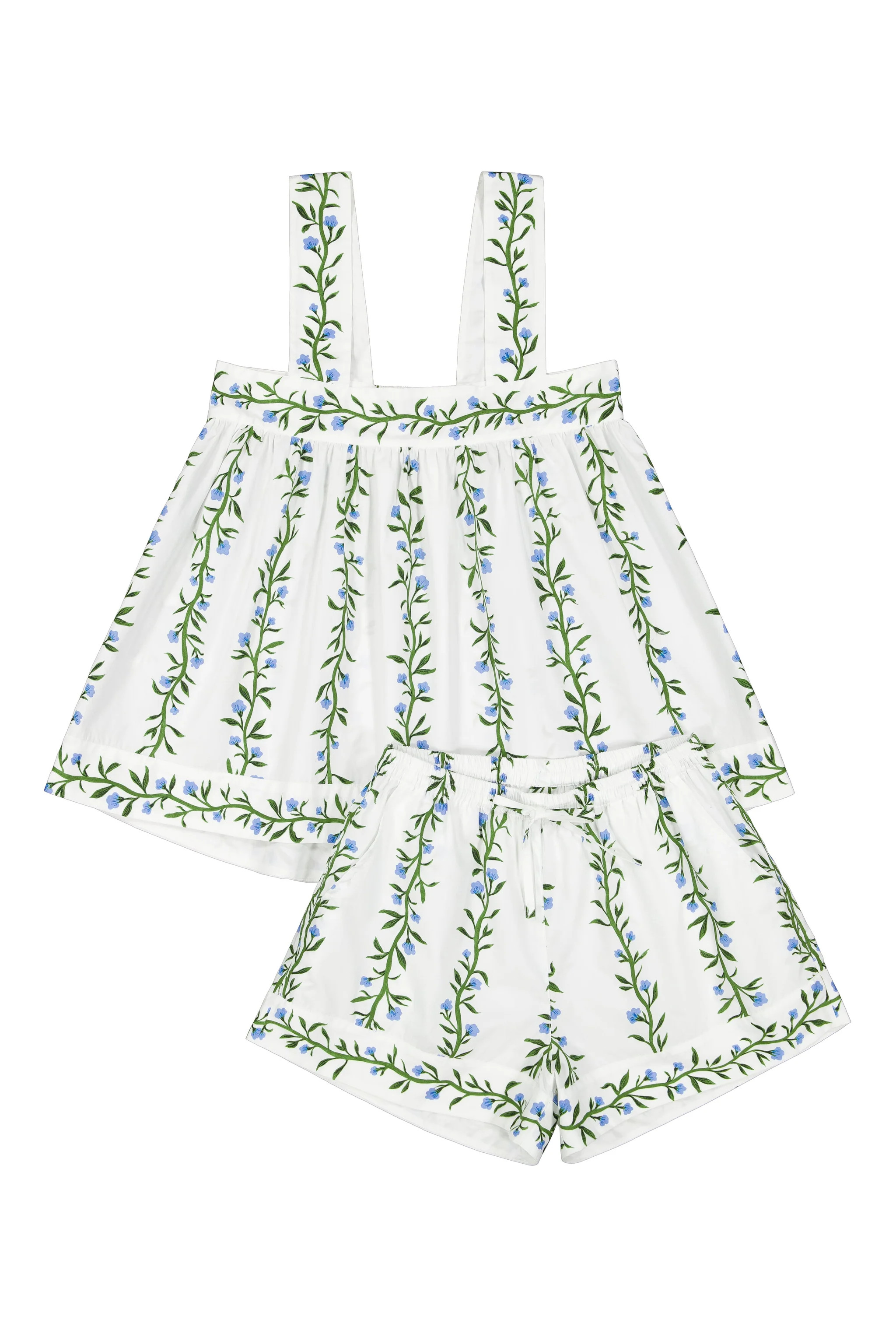 Suzette Sleep Set - Cotton - Vine | Piyama