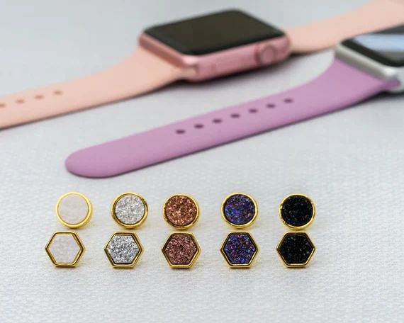 Druzy Stone Watch Band Charm Smart Watch Band Accessory | Etsy | Etsy (US)