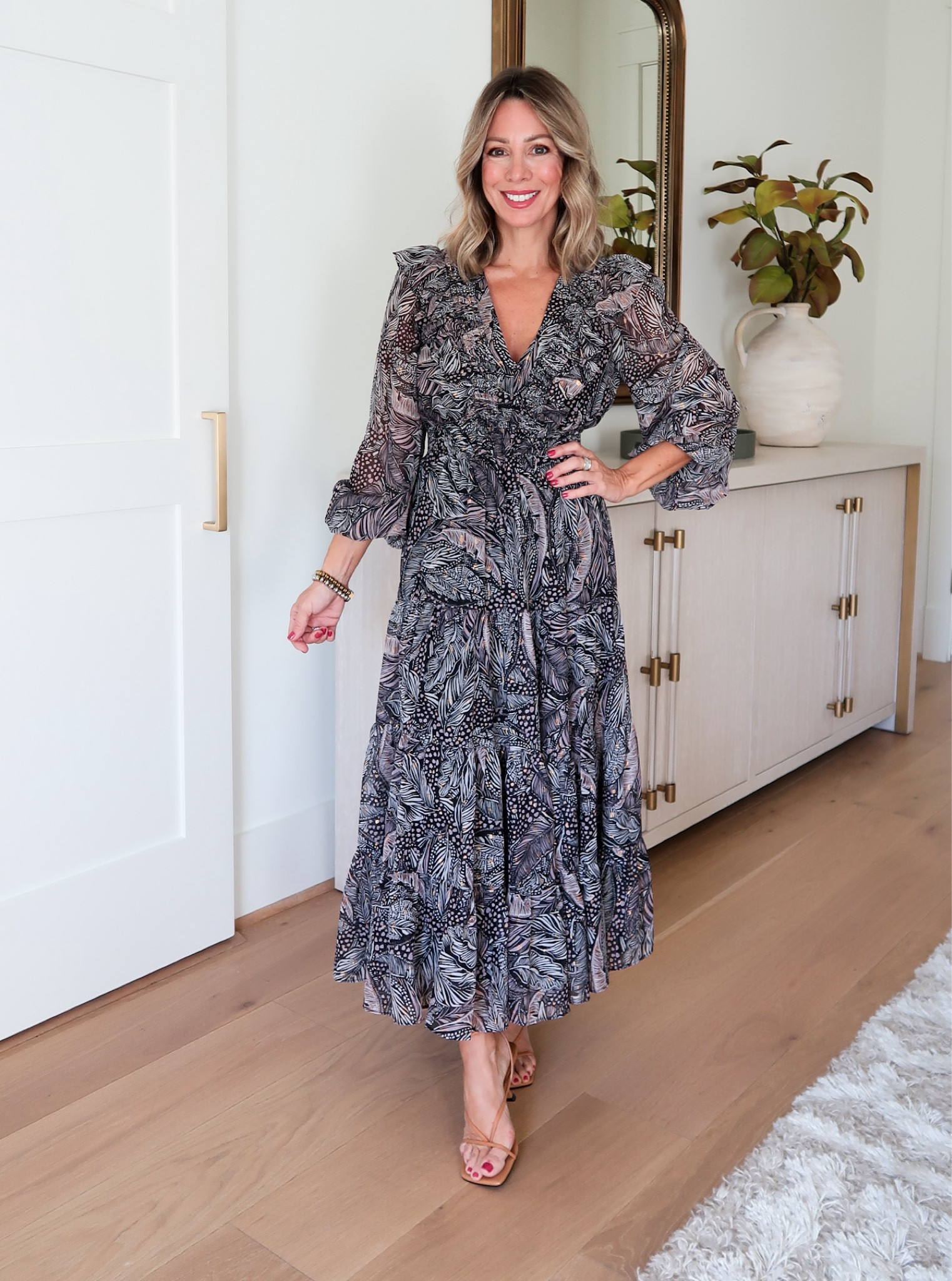 If you prefer a maxi dress, I love this floral one. The ruffled neck line is so cute! 🤍

Dress Fit: I’m wearing an XS

#LTKSeasonal #LTKHoliday #LTKStyleTip