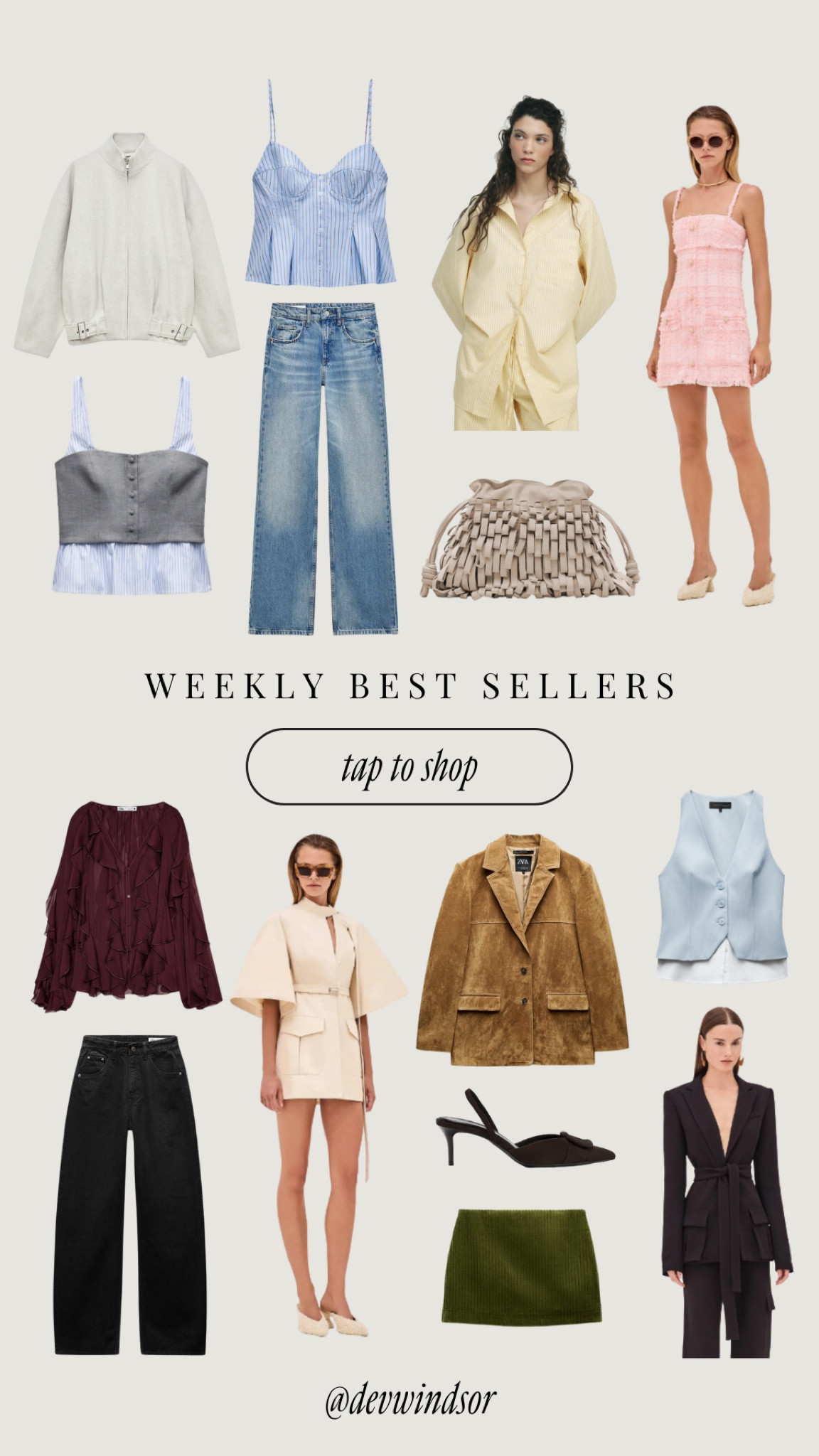 Weekly best sellers! 🤍 Zara new spring finds, Alexis new arrivals, denim and more. 

#LTKStyleTip