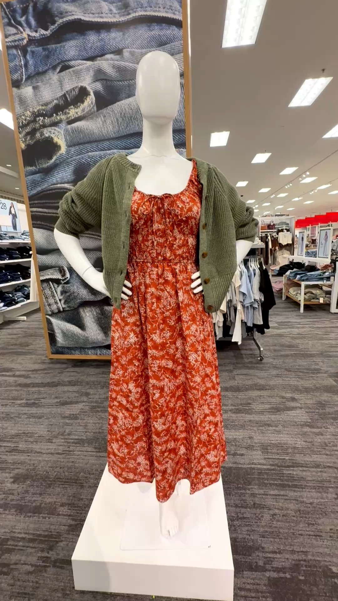 Beautiful dress for fall, and I love the contrasting crew-neck cardigan. Balloon sleeves, maxi length, and pockets. Lots of sizes available. 🍂

#womensfallcasualdresses #dresswithpockets #maxidressforfall #floraldressforfall #target #outfitsforwomenover40 #fallwomensoutfits #crewnecksweatercardigan

#LTKOver40 #LTKMidsize #LTKPlusSize