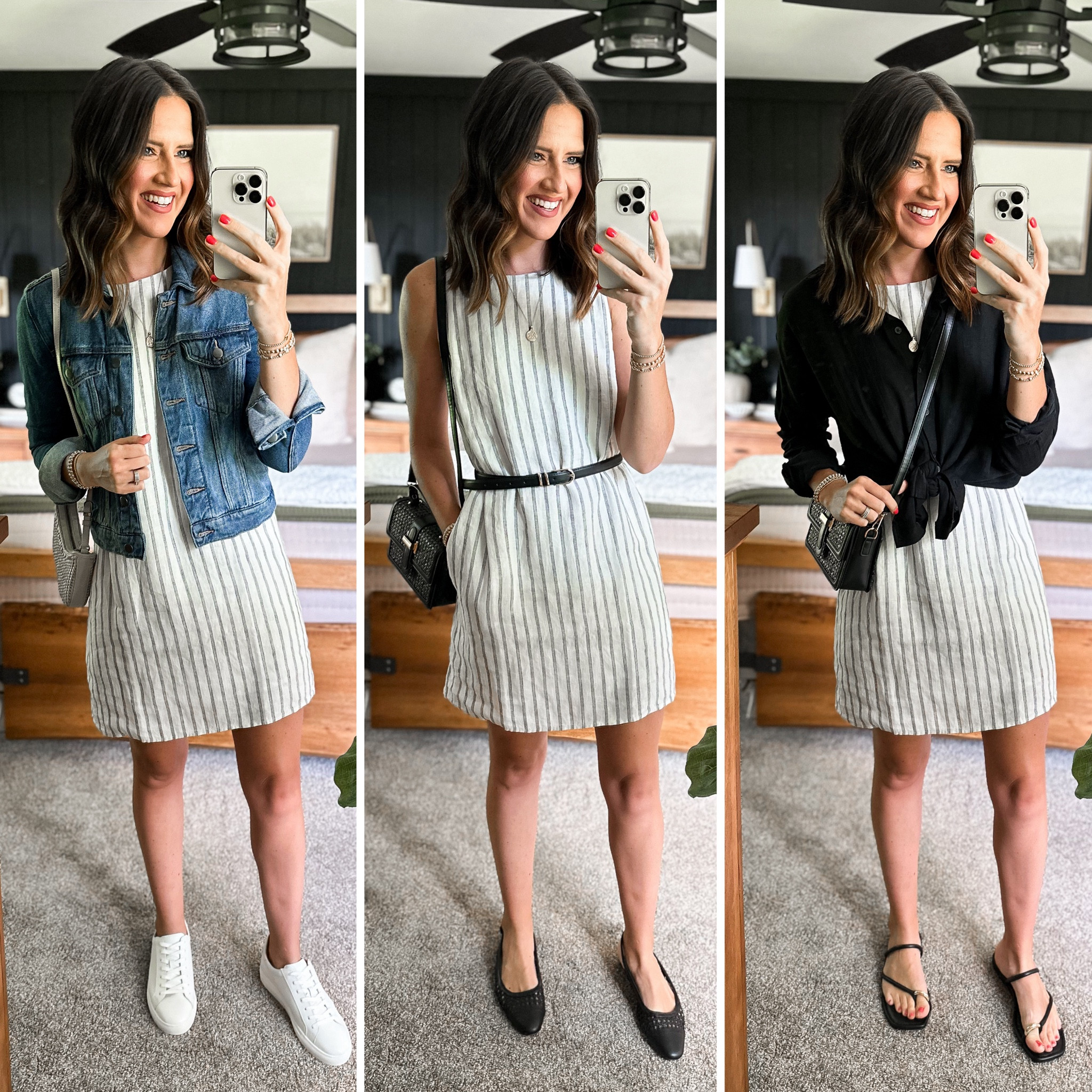Summer Capsule Wardrobe - Linen Dress 

Dress - small
Denim jacket - small 
Black button up - small 


#LTKStyleTip #LTKFindsUnder50 #LTKFindsUnder100