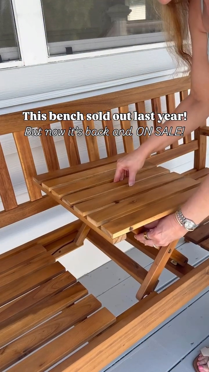 @amazon BIG SPRING SALE FIND 👏🏻

This bench sold out after I shared it last summer, but it’s back and on sale!!! 



#bigspringsale #amazondeals #outdoorfurniture #porchdecor #amazonhome

#LTKSaleAlert #LTKSeasonal #LTKHome