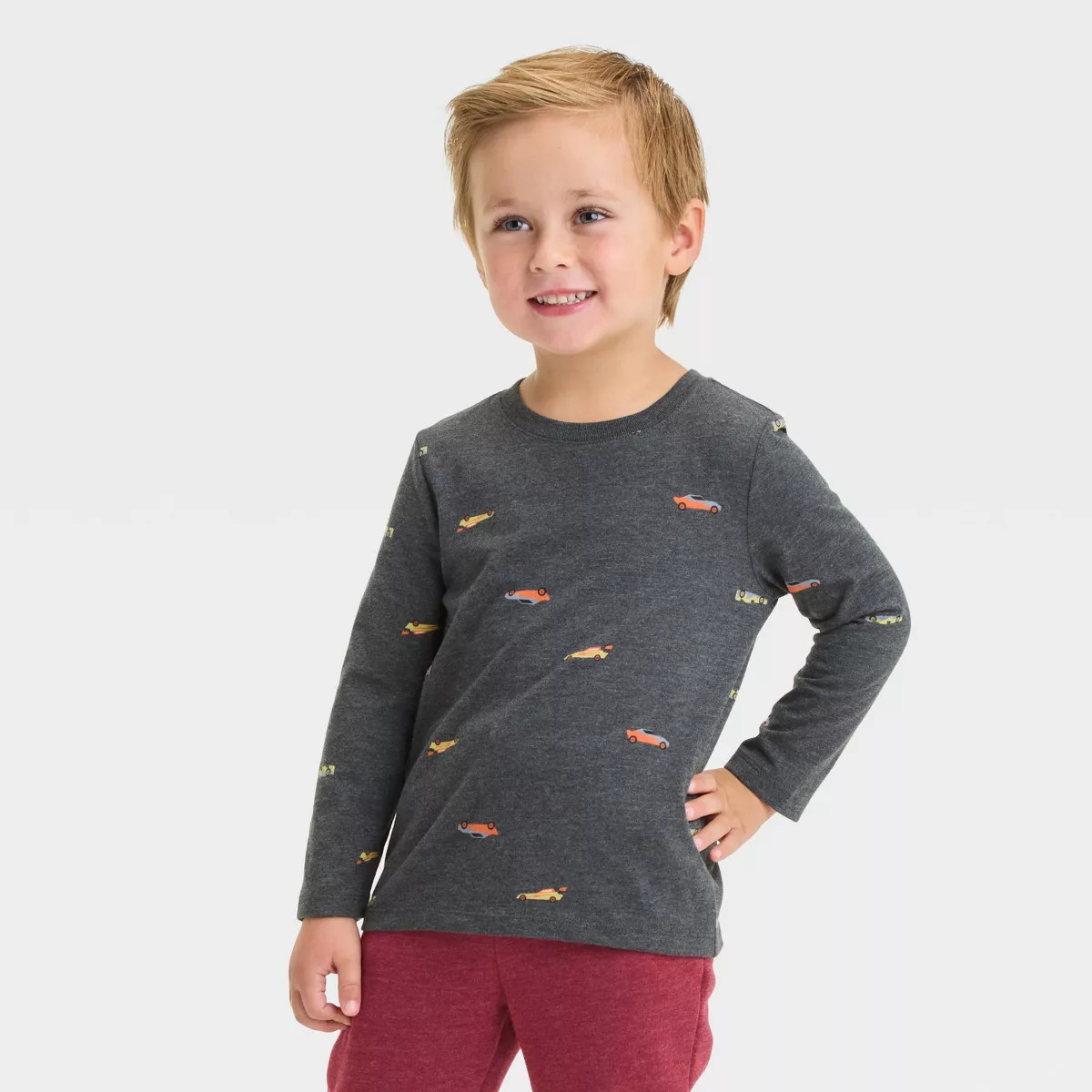 Toddler Boys' Long Sleeve T-Shirt - Cat & Jack™ | Target