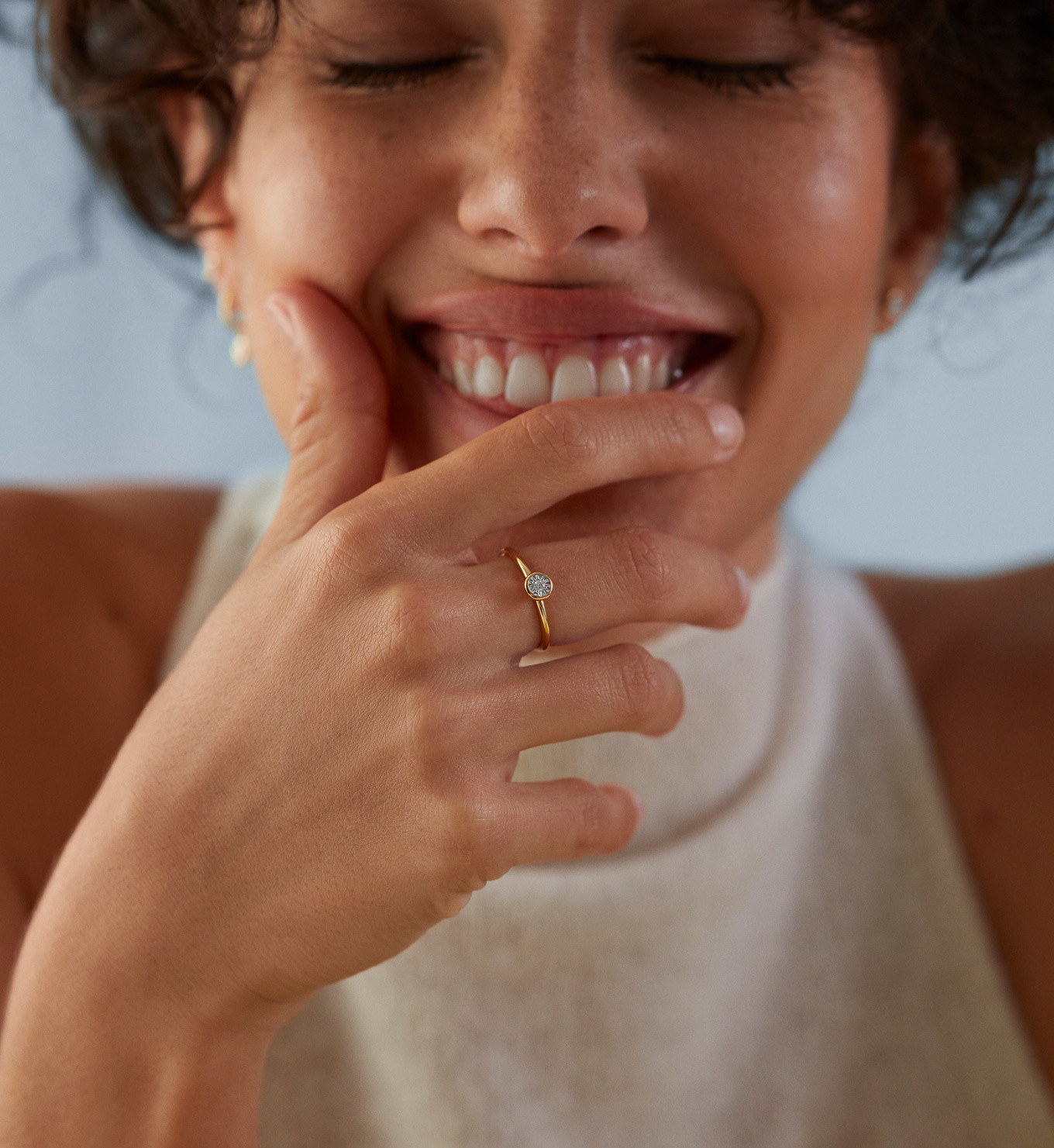 Diamond Essential Ring | Monica Vinader (US)