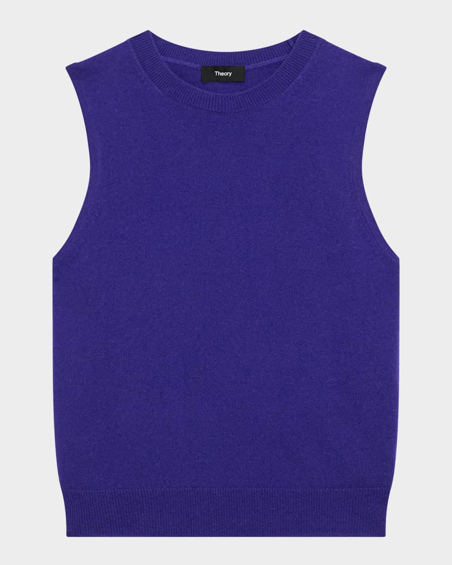 Theory Cashmere Knit Shell Top | Neiman Marcus