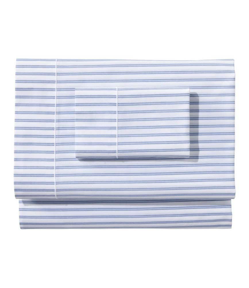 Premium Egyptian Percale Sheet Collection, Stripe | L.L. Bean