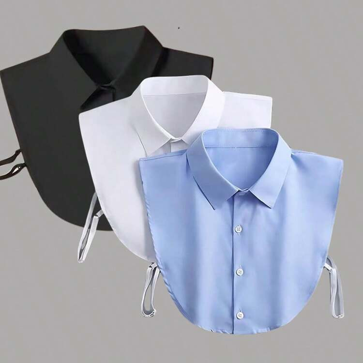Women's Detachable Fake Collar Shirt, Girls' Fake Half-Body Shirt Fake Collar, Business Professio... | SHEIN
