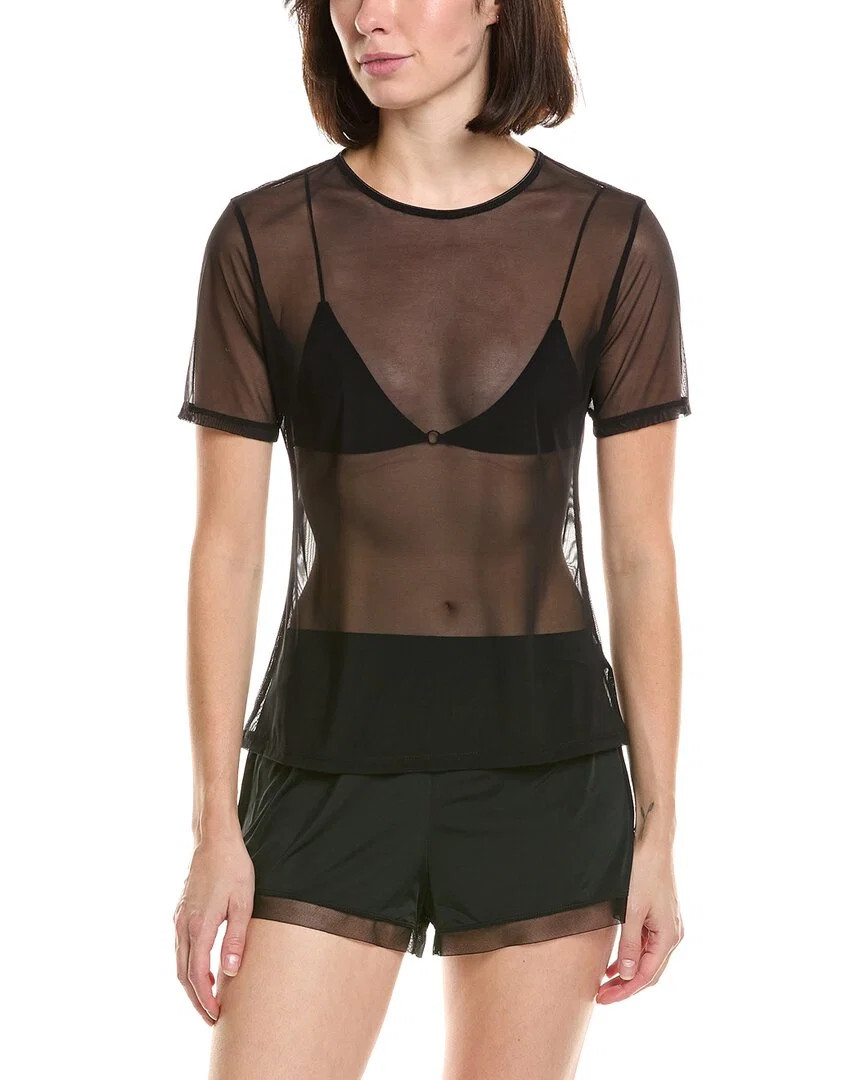 Natori Seduction Mesh T-Shirt | Shop Simon
