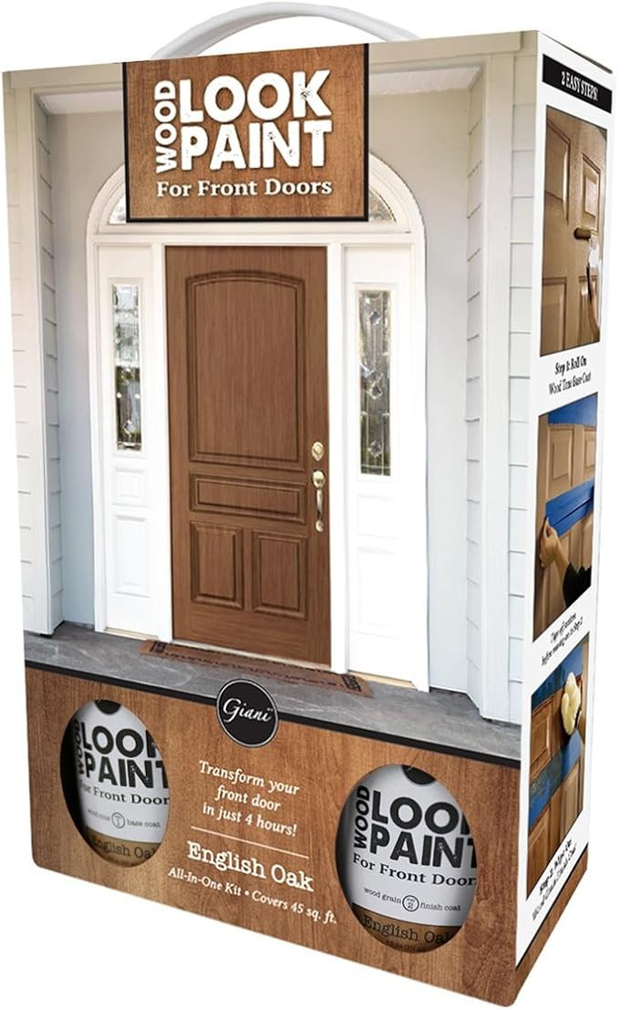 Giani Wood Look Paint Kit for Front & Interior Doors (English Oak) | Amazon (US)