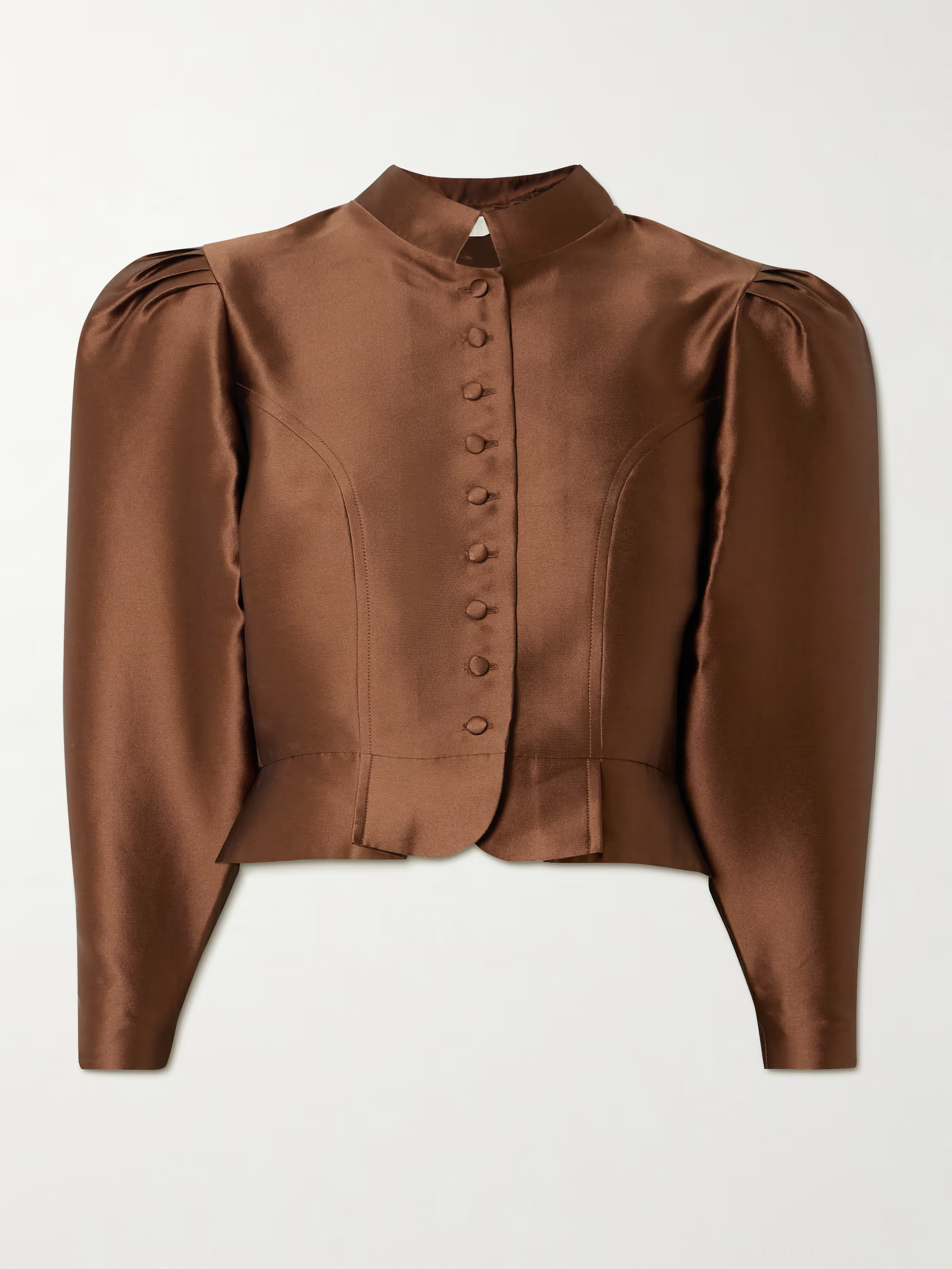 Amoako cropped faille jacket | NET-A-PORTER (US)
