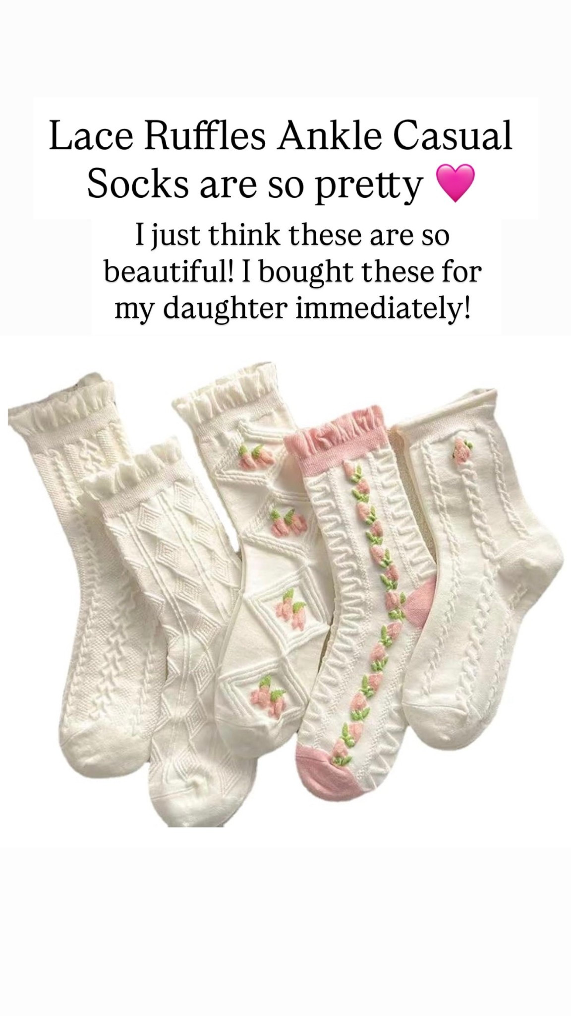 Lace ruffle socks 

#LTKKids