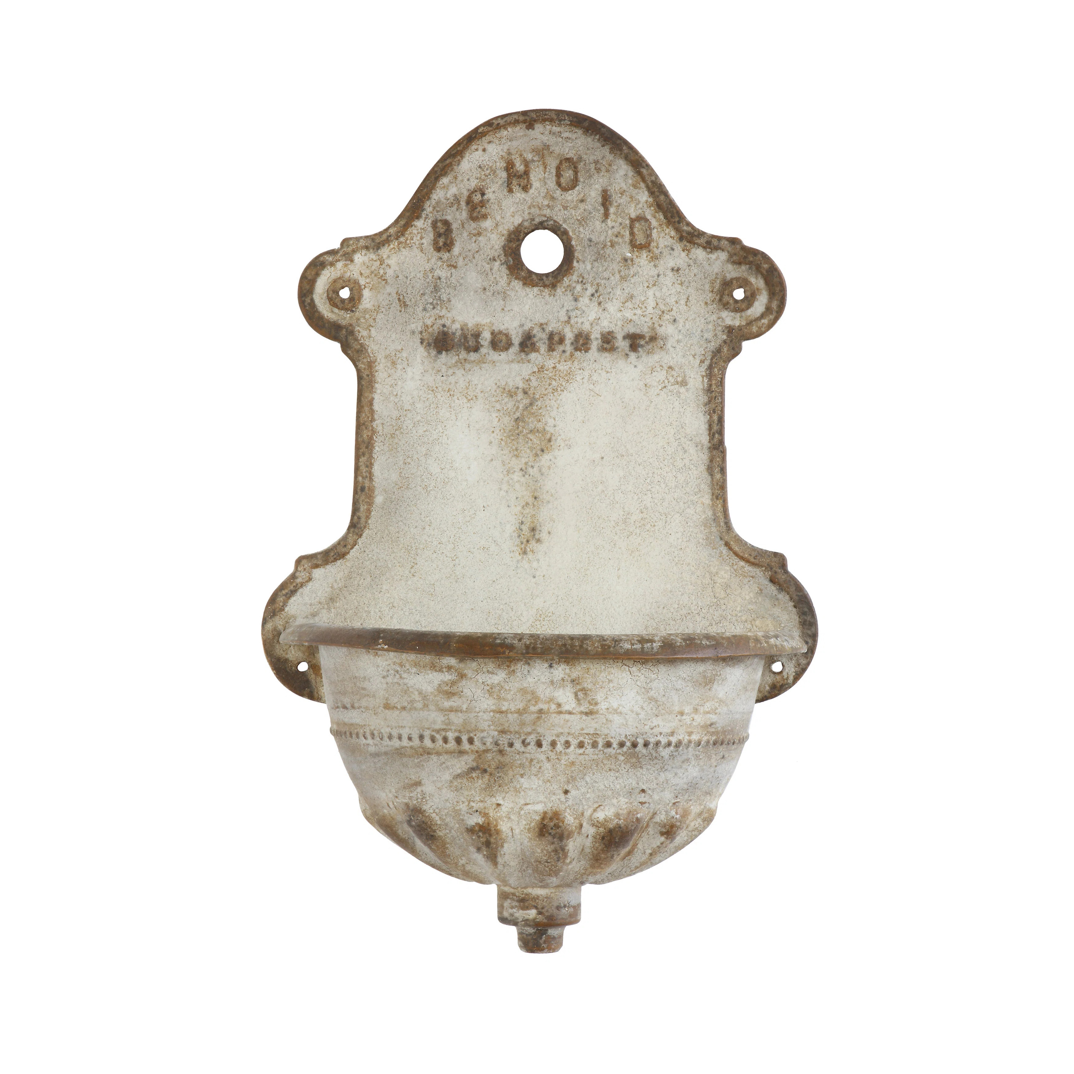 Metal Wall-Mounted Planter with Distressed Finish | Wayfair North America