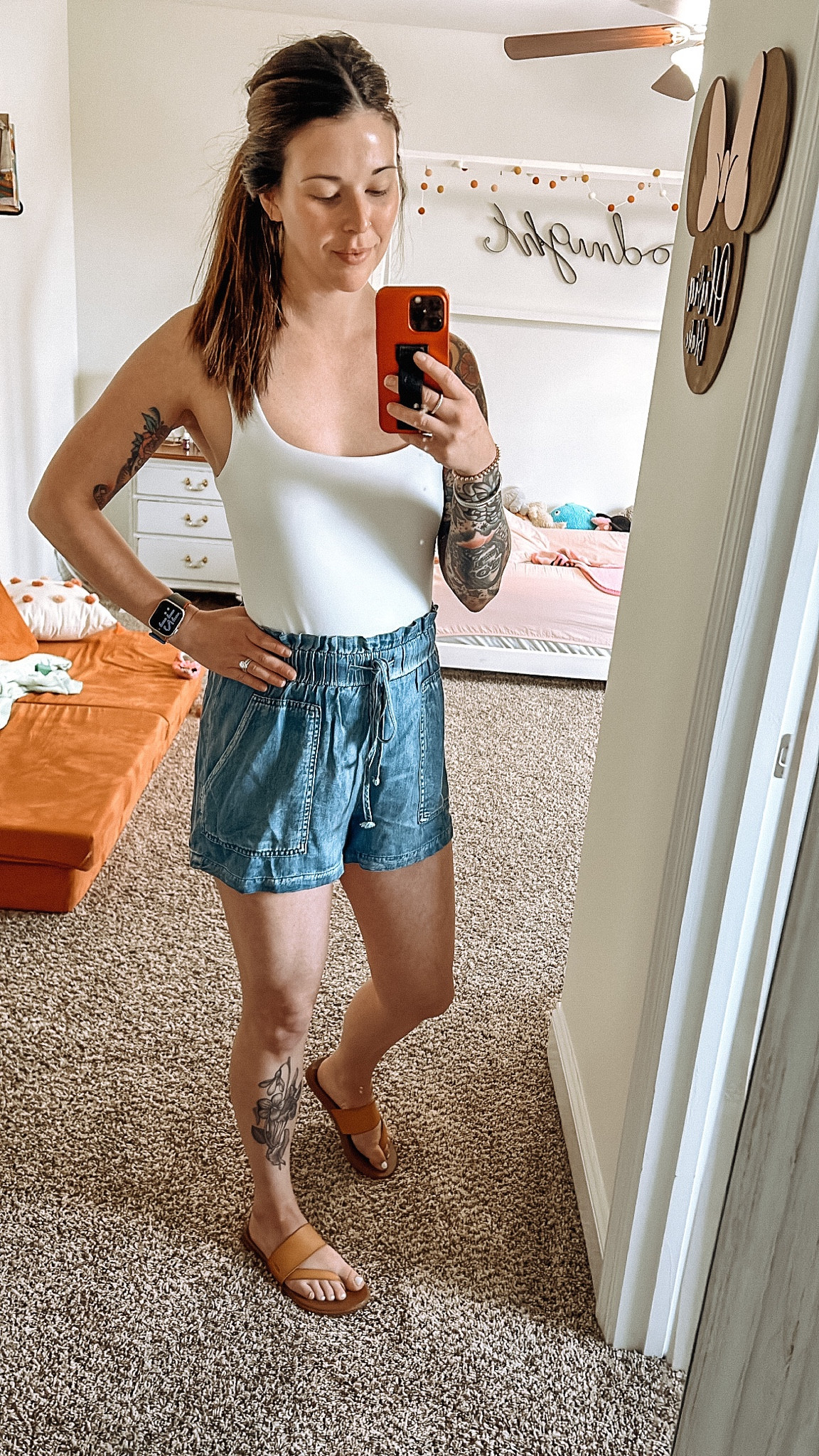 Paper bag chambray shorts are always a staple for summer 🤩

Use code May20 for 20% off!

#LTKunder50 #LTKstyletip #LTKfit