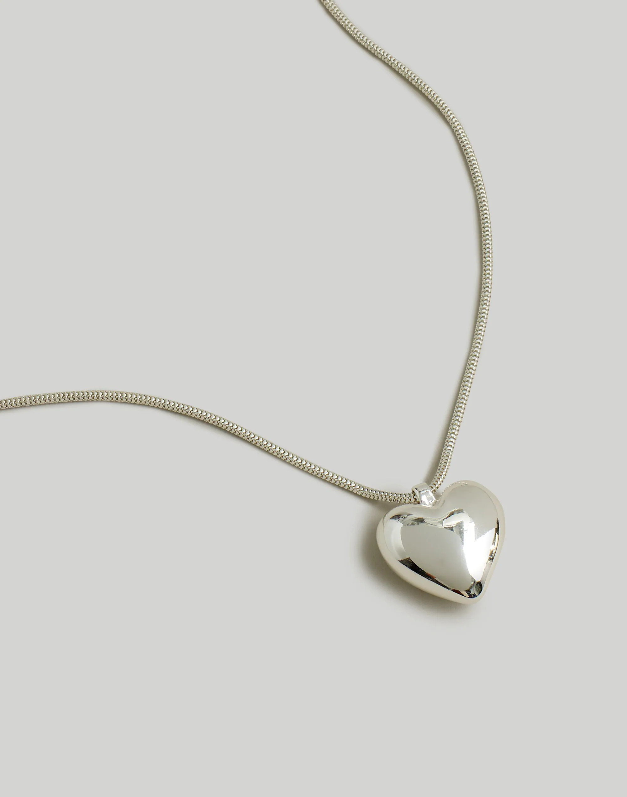 Puffy Heart Pendant Necklace | Madewell