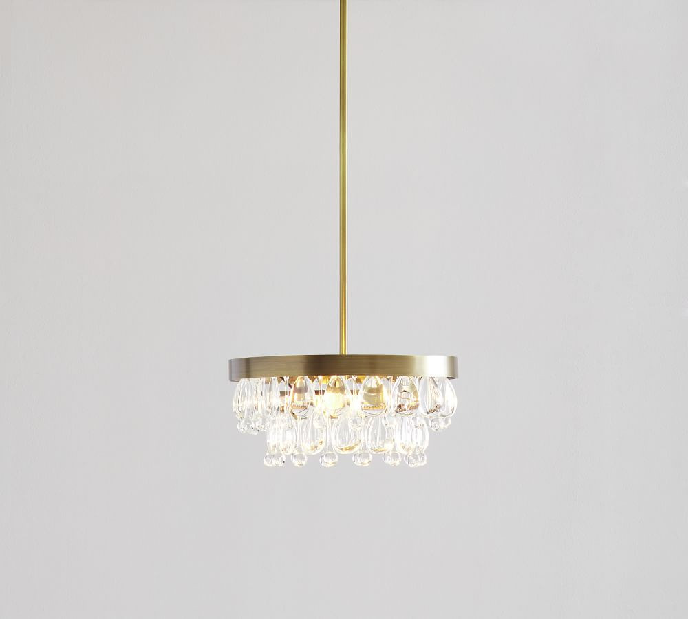 Clarissa Modern Pendant, Brass | Pottery Barn (US)