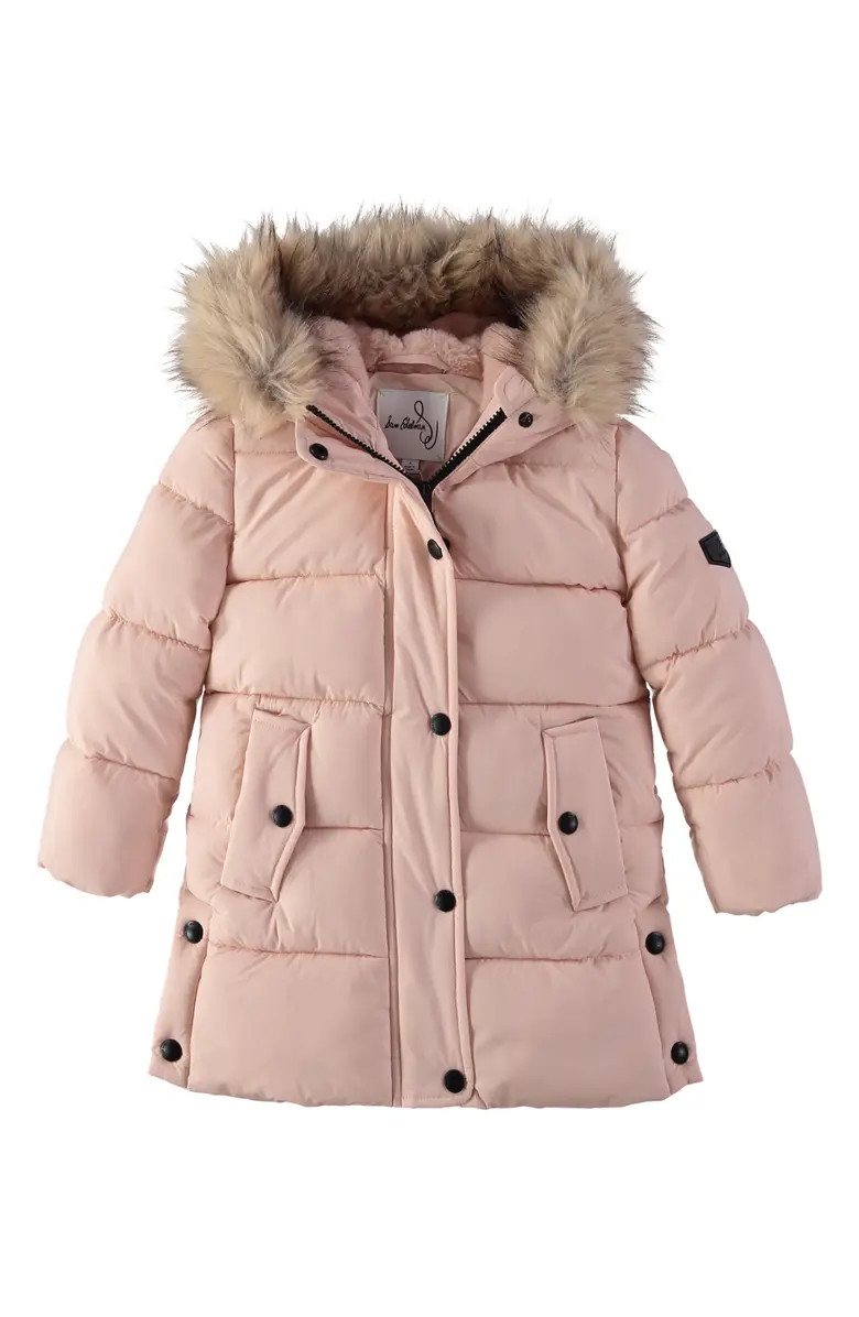 Kids' Expedition Faux Fur Trim Puffer Jacket | Nordstrom Rack