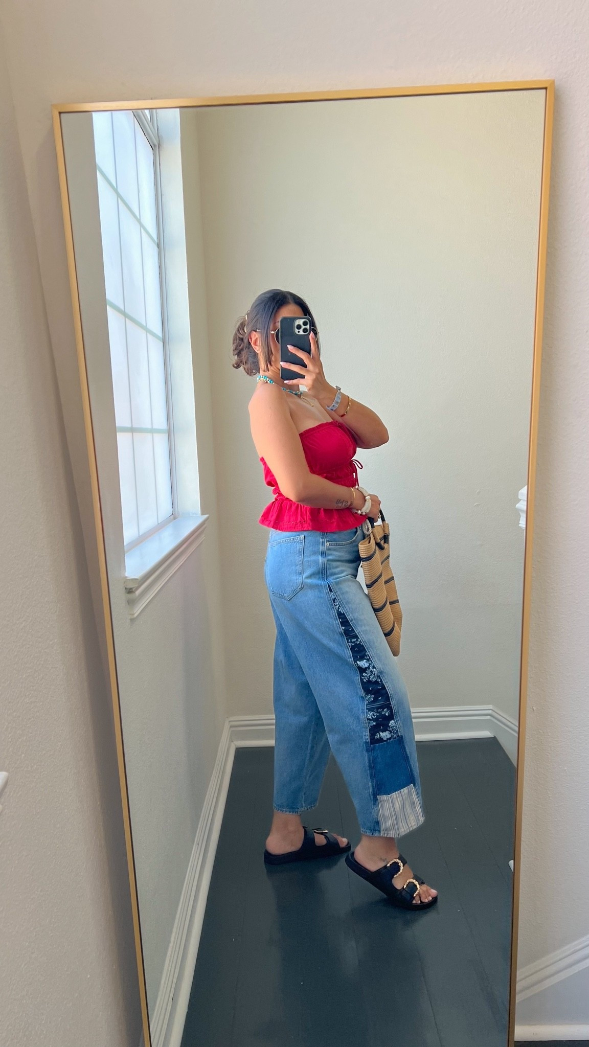 Target Memorial Day weekend look! Wearing 8 in jeans could’ve gone for 6. So cute

#LTKootd #LTKSeasonal #LTKMidsize