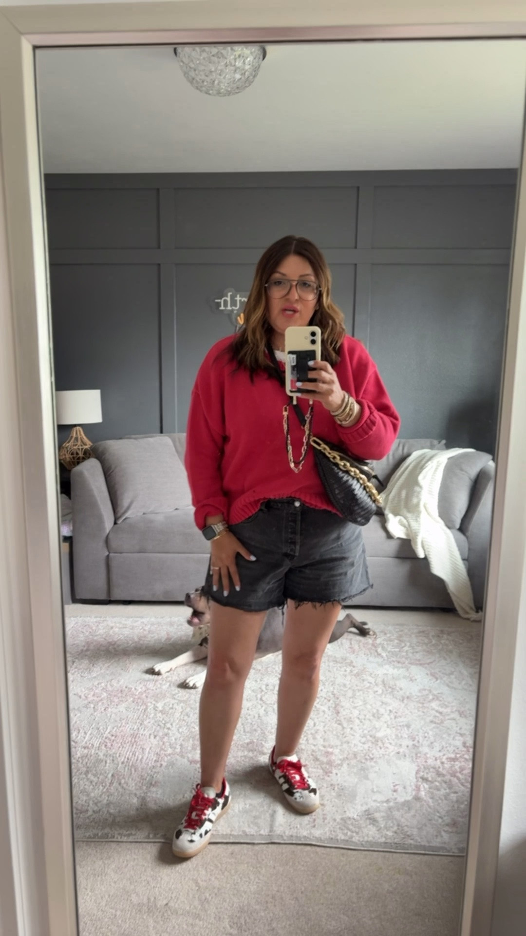 GAP sweater - L
Madewell shorts - 32
Adidas Sambas
Clare V crossbody
@onequince @Madewell @Noonday Collection

#LTKSaleAlert #LTKMidsize #LTKOver40