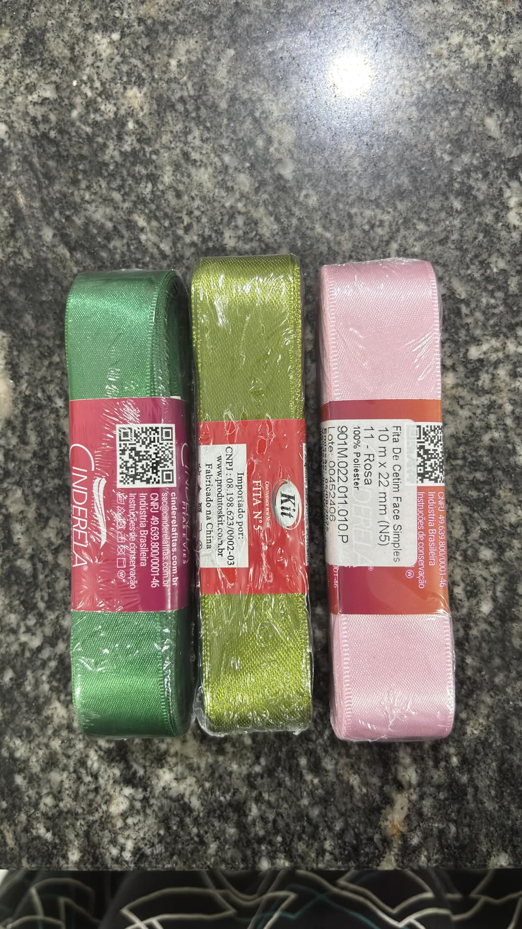 Cinderela Fitas Fita de Cetim Simples Face, 22 mm, Rosa, Peça de 10 Metros | Amazon (BR)