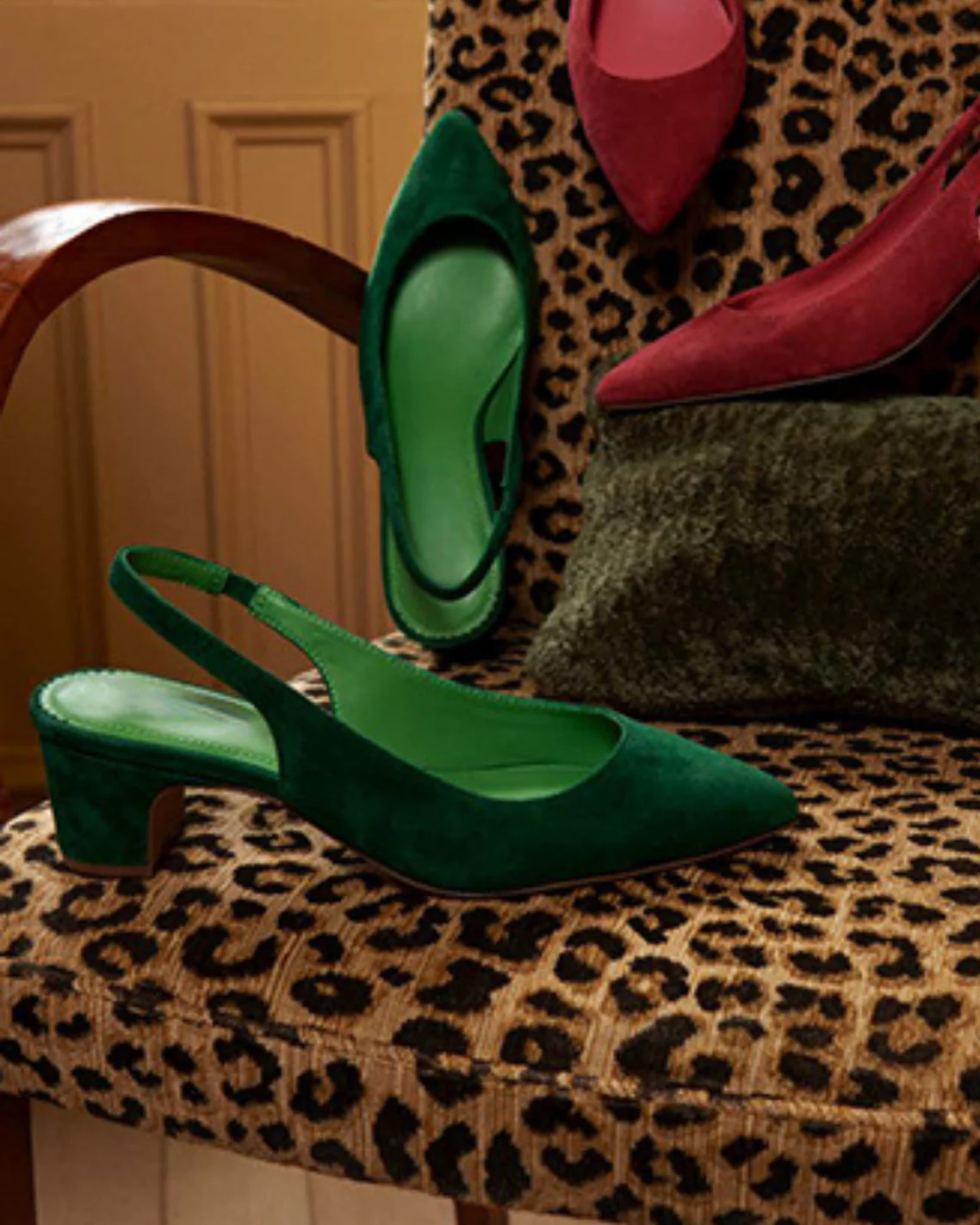 Calla Slingback in Green | Draper James (US)