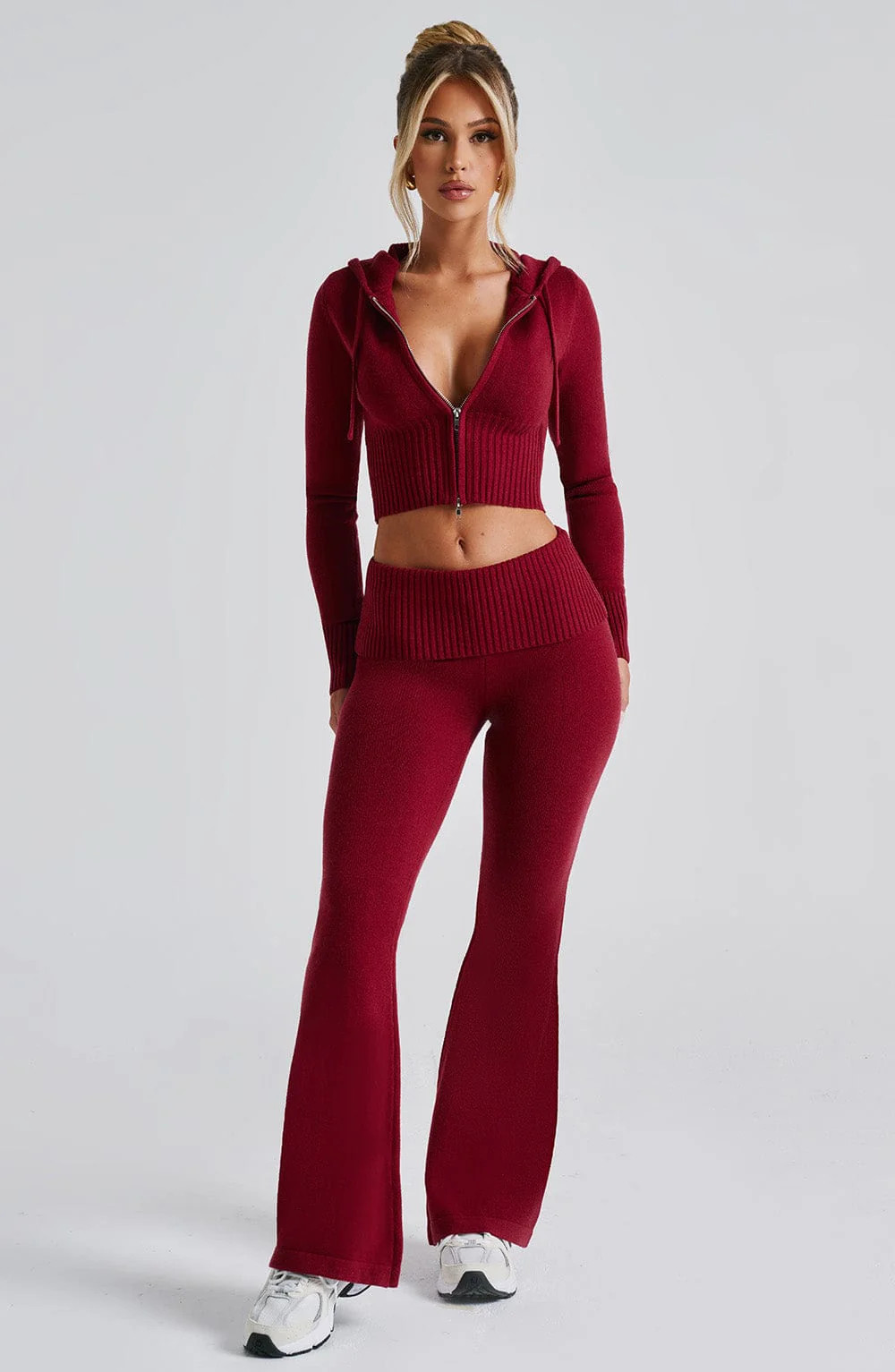 Portia Knit Pants - Red | Babyboo (global)