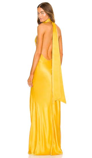 Penelope Gown in Gold | Revolve Clothing (Global)