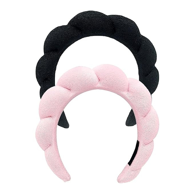 Spa Headband for Women, Sponge Headband for Washing Face, Makeup Headband, Skincare Headbands for... | Amazon (US)