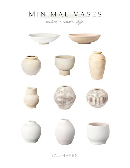 Minimal & Neutral Styled Target Vases


#LTKunder50 #LTKstyletip #LTKhome