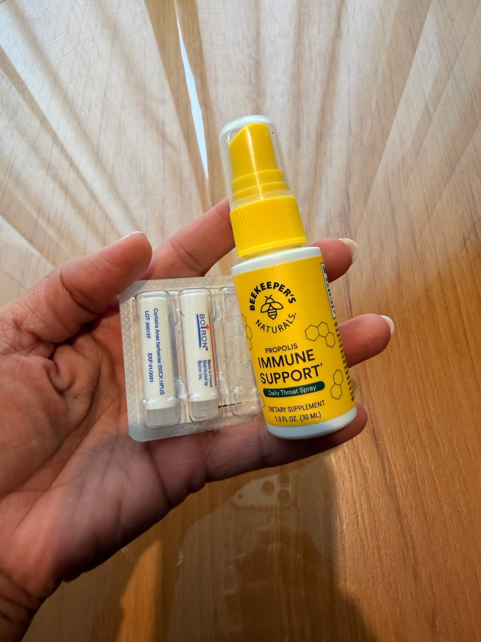 I never travel without these. When I feel like I’m coming down with something: cold itchy throat -I apart immense 4x directly to my mouth, and take the granules. Works so good! This is based on my experience -always check with your health care practitioner