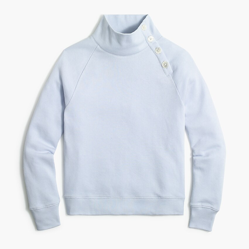 Button-collar pullover sweatshirt | J.Crew Factory